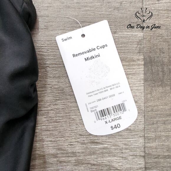 Xersion Removable Cup Midkini Bikini Top Size XL - Picture 2 of 4